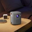 hoco DT4 720P 190ANSI Autofocus Projector Android US Plug Metal Grey - 9