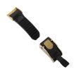 SOMAN QB11 Motorcycle Helmet Quick Release Buckle Black Gold 70 Char - 3