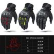 SOMAN MG21 Motorcycle Gloves - Sheepskin Carbon Fiber, Size M, Black - 3