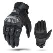 SOMAN MG21 XL Black Motorcycle Sheepskin Carbon Fiber Off-road Gloves - 1