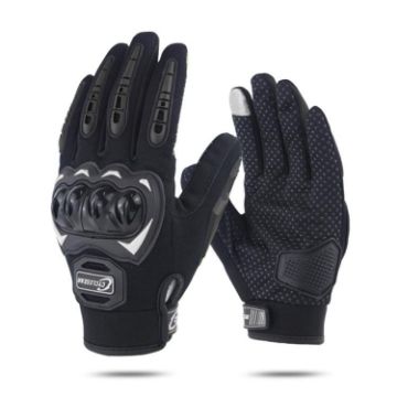 SOMAN CG666 XL Black Motorcycle Riding Anti-slip Full Finger Gloves - 1