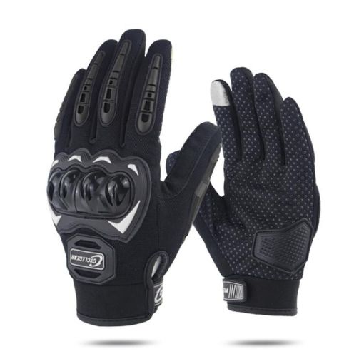 SOMAN CG666 XL Black Motorcycle Riding Anti-slip Full Finger Gloves - 1