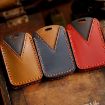 Mazda Axela Hallmo B023 Crazy Horse Cowhide Key Cover Blue - 3