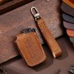 Toyota North American 3+1-Button C013 Cowhide Key Cover (Brown) - 1
