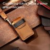 Volvo XC60/XC90/S90 5-Button Car Key Cover - Black Cowhide Protection - 6