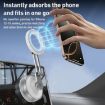 X30 White Folding Rotating Car Magnetic Holder - Secure Phone Mount - 5