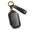 Kia Carnival SX Hallmo E171 Crazy Horse Cowhide Key Cover (Black) - 1