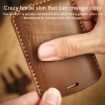 Kia Carnival SX Hallmo E171 Crazy Horse Cowhide Key Cover (Black) - 7