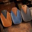 Toyota SIENNA/Granvia/Alphard/Vellfire 4-Button Key Cover Black Cowhide - 3