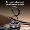 G512 Silver Magnetic Car Phone Holder - Multifunctional Vacuum Design - 3