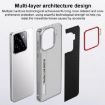 Xiaomi 15 Ultra Camera Design Leather Phone Case - Orange Diamond Texture - 4