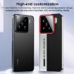 Xiaomi 14 Red Diamond Texture Leather PC Phone Case - 2