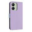 Redmi 13C 4G Global Purple Leather Phone Case with Hand Strap - 3