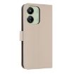 Redmi 13C 4G Global Leather Phone Case with Hand Strap - Apricot - 3