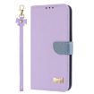 Redmi K70 Pro/Poco F6 Pro 5G Purple Leather Case with Hand Strap - 2