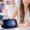 Redmi K80 Pro/Poco F7 Pro Black Metal Bow Leather Case with Hand Strap - 5