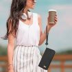 Redmi K80 Pro/Poco F7 Pro Black Metal Bow Leather Case with Hand Strap - 7
