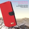 Redmi Note 13 5G Leather Phone Case with Hand Strap - Red - 4