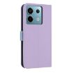 Redmi Note 13 5G Purple Leather Phone Case with Hand Strap - 3