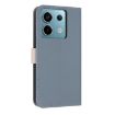 Redmi Note 13 5G Light Blue Leather Case with Metal Bow & Hand Strap - 3