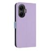 Redmi Turbo 4 Pro/Poco X7 Pro Purple Leather Case with Hand Strap - 3