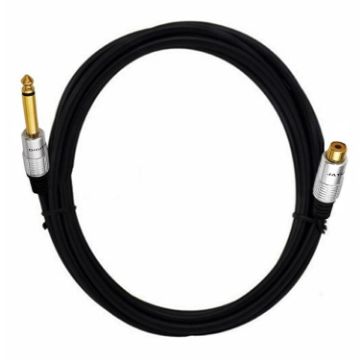 3m 6.35mm Mono Plug to RCA Female Audio Adapter Cable for Amp, Speaker - 1