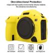 Canon EOS R5 Mark II Yellow Glossy Silicone Protective Case - 3