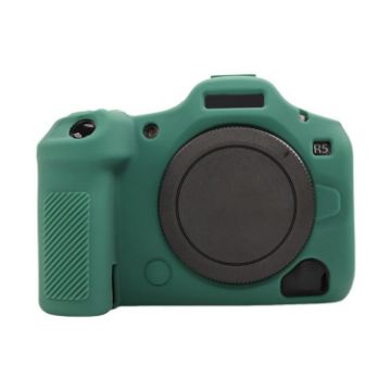 Canon EOS R5 Mark II/R5II Green Glossy Silicone Protective Case - 1
