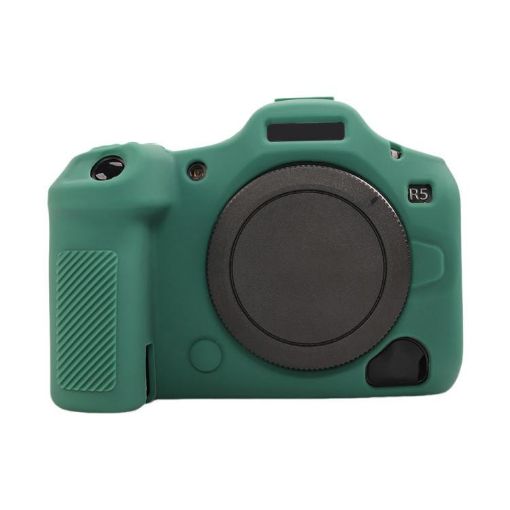 Canon EOS R5 Mark II/R5II Green Glossy Silicone Protective Case - 1
