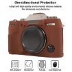 FUJIFILM X-T50 Coffee Silicone Protective Case - Glossy Soft Cover - 3