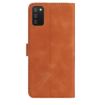 Samsung Galaxy A02S 164mm Rose Flower Leather Case Brown - 3