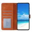 Samsung Galaxy A02S 164mm Rose Flower Leather Case Brown - 4