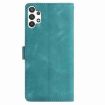 Samsung Galaxy A13 4G Green Leather Case with Rose Flower Embossing - 3