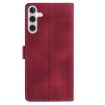 Samsung Galaxy A16 Red Rose Embossed Leather Phone Case - 3