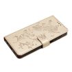 Samsung Galaxy A23 Gold Leather Case with Rose Flower Embossing - 6
