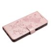 Samsung Galaxy A73 Rose Flower Embossed Leather Case - Rose Gold - 6