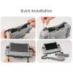 DJI RC Plus 2/1 Controller Hanger Bracket with Grey PU Leather Strap - 8