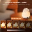 USB Powered 3W Rose Night Light - Touch Sensor Bedside Ambient Lamp (White) - 6