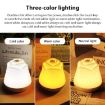 USB Powered 3W Rose Night Light - Touch Sensor Bedside Ambient Lamp (White) - 7