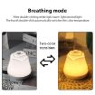 USB Powered 3W Rose Night Light - Touch Sensor Bedside Ambient Lamp (White) - 8