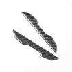 Carbon Fiber Rearview Mirror Stickers for Tesla Model 3/Y/S/X (2pcs, Black) - 3