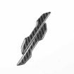 Tesla Model 3/Y/S/X Carbon Fiber Rearview Mirror Stickers, Red, 2pcs Set - 2