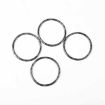 Tesla Model 3/Y Carbon Fiber Wheel Hub Decoration Ring Set - 4pcs, Black - 3