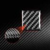 Carbon Fiber Emergency Light Sticker for Tesla Model 3/Y 2019-2024 (Black) - 4