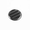 Tesla Model 3 2023 Carbon Fiber Emergency Light Button Sticker Black - 2