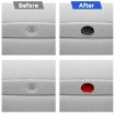 Tesla Model 3 2023 Carbon Fiber Emergency Light Button Sticker Black - 6