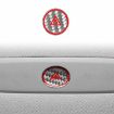 Tesla Model 3 2023 Carbon Fiber Emergency Light Button Sticker Silver - 1