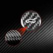 Tesla Model 3/Y 2023+ Carbon Fiber Trunk Button Sticker (Black) - 3