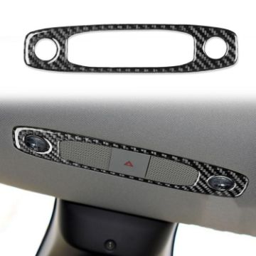 Tesla Model 3/Y Carbon Fiber Front Reading Light Panel Sticker (Black) - 1