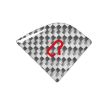 Tesla Model 3 2023+ Carbon Fiber Door Switch Stickers 4pcs Set Silver - 3
